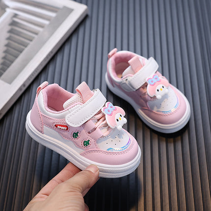 Children's board shoes 2025 spring and autumn girls sneaker 0-1-5 years old toddler shoes breathable non-slip baby shoes