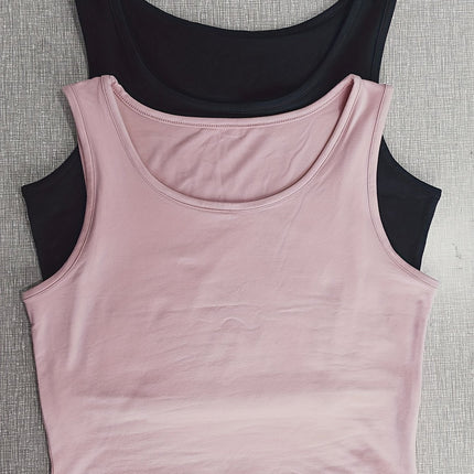 2 Women's Sports Casual Vests Sleeves Tops Cross-Border Dropshipping