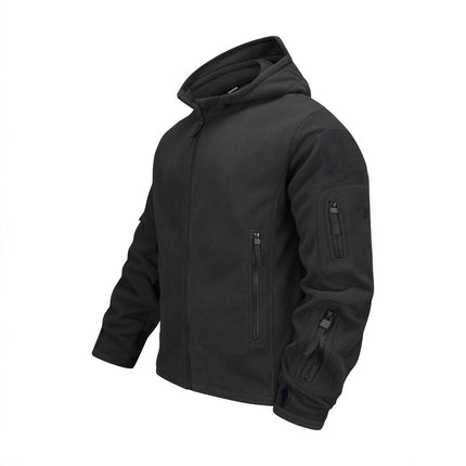 Cross-border New Hot in stock Men's Outdoor Warm Fleece Cold-proof Charge Clothes Style Hat Clothes Hooded Outer Jacket