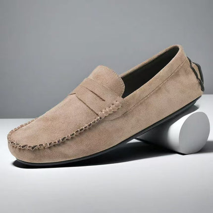 2025 Autumn Wholesale Cross-Border Foreign Trade Travel Outdoor Leisure Large Size 38-49 Standard Leather Shoes One Piece Dropshipping