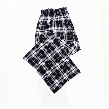 Foreign Trade Plus Size Middle-aged and Elderly Summer Thin Breathable Nine-point Flower Pants Mom Pants Ice Silk Loose Straight Pants