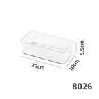 8026. low transparent box-medium size 1 pet high transparency can be stacked