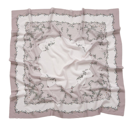 Cross-Border New Product Voile Print 110 Square Scarf Classic Lace Scarf Turban Malaysian Shawl