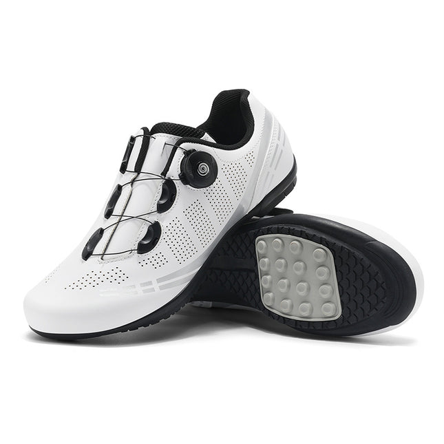 2025 New Road Bike Lock Shoe Set Hard-Soled Bicycle Shoes Lockless Cycling Shoes Power-Assisted Mountain Bike Lock Shoes for Men