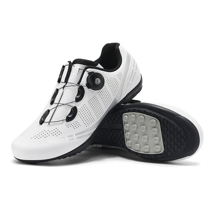 2025 New Road Bike Lock Shoe Set Hard-Soled Bicycle Shoes Lockless Cycling Shoes Power-Assisted Mountain Bike Lock Shoes for Men