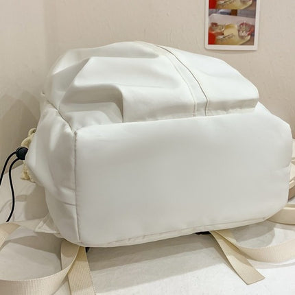 Travel Bag Ins College Student Simple Backpack K-Style Versatile Large Capacity Junior High School Casual Backpack Nylon School Bag