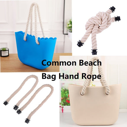 Factory wholesale hemp rope portable belt soft and hard rope bag accessories beach bag variety DIY woven hemp rope bag buckle accessories