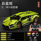 1:14 green bull + remote control power set [color box model]