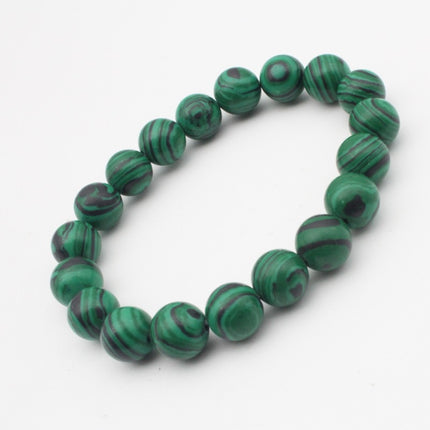 Amazon Europe and the United States cross-border hot 8MM beads bracelet green malachite energy bracelet yoga bracelet wholesale