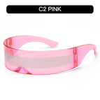 C2-pink frame white mercury