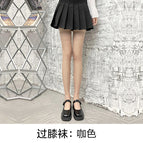 Over-the-knee socks [coffee color] / One size fits all