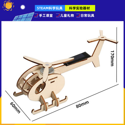Children's science and technology diy handmade small solar series solar toy car physical model scientific experiment