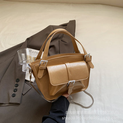 PU Retro Bucket Bag Women / Sac Seau Rétro PU Femme