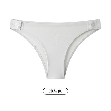T07 Cross-Border Summer Milk Leather Triangle t Pants Pure Desire Sexy Pure Cotton Antibacterial Crotch Fitness Sports Yoga Underwear for Women