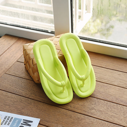2023Ins New Eva Flip-Flops for Women, Summer Home Bathroom Non-Slip Soft-Soled Anti-Odor Flip-Flops