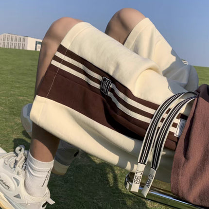 American Shorts Men's Summer Basketball Five-point Pants Teenager Breathable Trendy Brand Loose Casual Beach Sports Pants