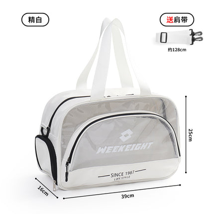 Swimming Bag Wash Bag Large Capacity Storage Cosmetic Bag Sports Fitness Crossbody Special Bag Dry and Wet Separation Beach Bag
