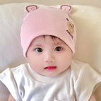 ani letter pink single hat / 1-12 months 38-46cm