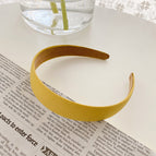 9#Yellow solid color headband