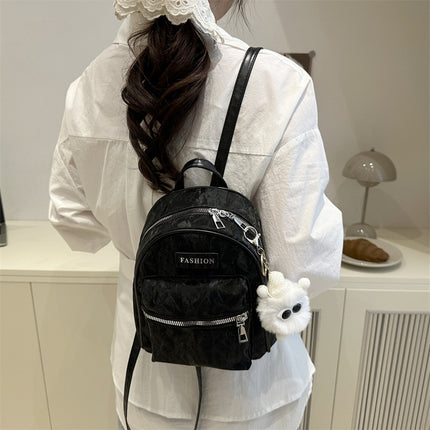 2025 High-Looking Fashionable Travel Small Bag Women's New Style Student Backpack for Work and Outing Backpack