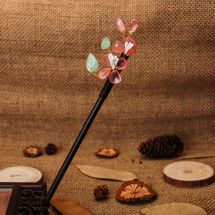 New Year Red Festive Chinese Style Hairpin Palace Style Tassel Walking Hair Hairpin Retro Hanfu Ancient Dress Cheongsam Hair Accessories Women
