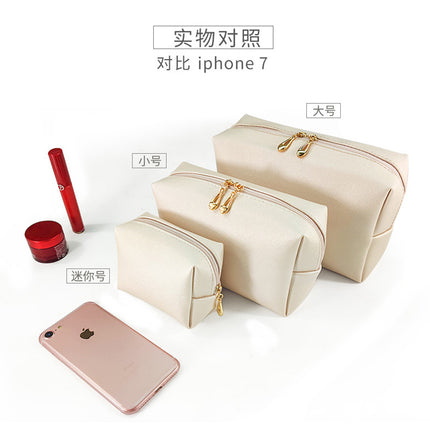 Cross-Border Popular Dopamine Makeup Bag, Portable Travel Toiletry Storage Bag, Clutch Bag, Waterproof Makeup Storage Bag