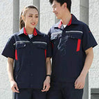 navy blue and red / S