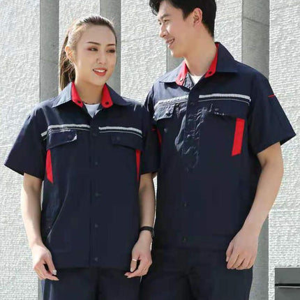 (tooling category preferred recommend) 2024 spring and summer new 65 polyester 35 cotton suit men's tooling for men and women with the same style