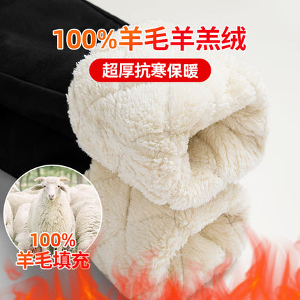 Northeast Cold-Resistant High-Waisted Cotton Pants for Women, Winter 2025 New Extra Thick Lamb Fleece Thermal Pants