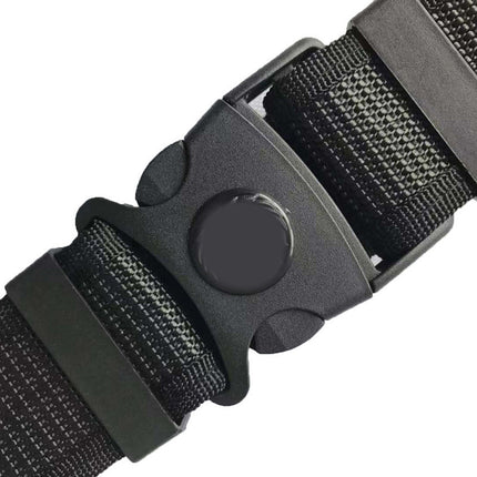 Security Guard Belt, Armed Cross-Body Duty Belt, Security Workwear Accessories, Leather Belt, Wide Belt for Men
