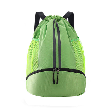 Dry and Wet Separation Basketball and Football Bag, Swimming Bag, Men's and Women's Sports Drawstring Pocket, Fitness Backpack, Backpack