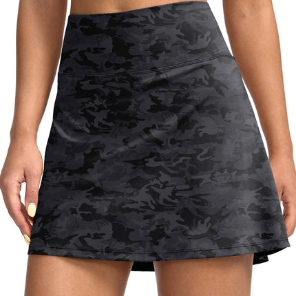 2024 Amazon Casual Sports Skirt High Waist Tennis Skirt Yoga Shorts Cross Border Fitness Yoga Skirt Yoga Pants