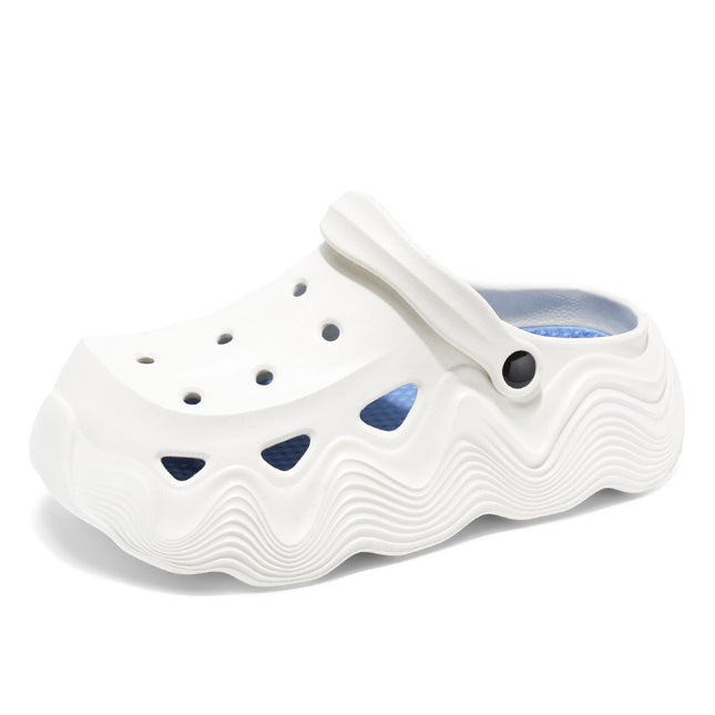 Men's Outdoor Clogs Summer Thick-Soled Men's Beach Two-Wear Sandals Casual Non-Slip Garden Sandals Trendy Style