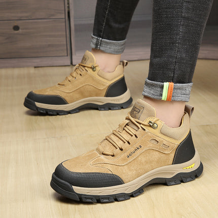 Winter wool snow boots men's cold-proof boots fur integrated Northeast thickened non-slip outdoor warm shoes waterproof cotton shoes
