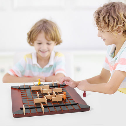 Step by Step Board Game Chess Chasing and Blocking Rabbit Besieged City Adult Student Parent-Child Educational Interactive Game Toy