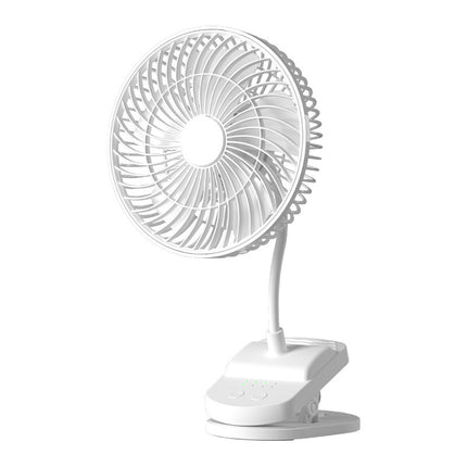 Factory wholesale New USB small fan adjustable speed timing office desktop fan dormitory clip fan one-piece delivery
