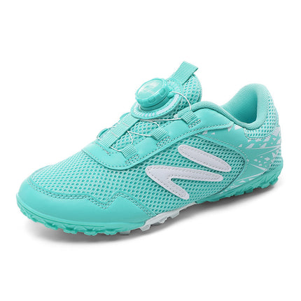Children's Football Shoes, Lace-Free Rotating Buckle, Low-Cut Broken Nails, Student Competition Sports Shoes, Youth Anti-Slip Training Shoes
