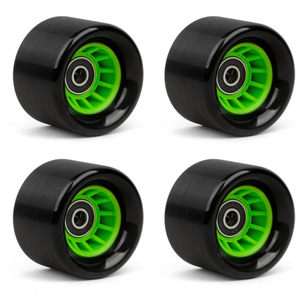6242 double-row roller skates car wheel four-wheel skates high hardness speed pulley roller skates PU non-flash wheels