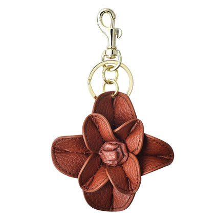 Bag Keychain, Clothing Decoration Pendant, Backpack Pendant, Heart Petal Pendant, Pu Leather Cotton-Filled Pendant