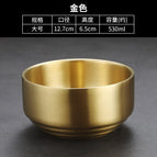 13cm Korean-style bowl (golden without cover)
