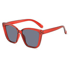 Red frame gray film
