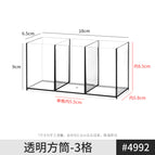 Transparent square tube-3 grids
