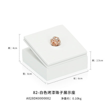Yayu solid wood bare Diamond Pearl plate jewelry tray jewelry display plate Diamond bare Diamond Wenwan gem storage tray