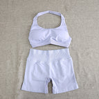 Light purple bra and shorts set / Xs (european size is too large)