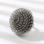 Flower Ball Silver