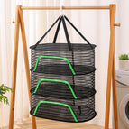 Black-(medium 3 layer 40*60cm)-multifunctional drying net