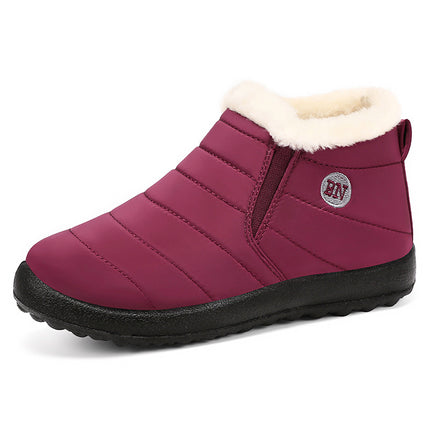 Cotton shoes winter new foreign trade couple snow boots fleece-lined thickened cotton boots polyurethane warm casual walking shoes
