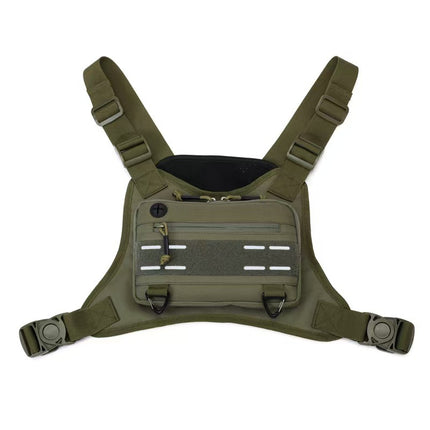 Outdoor Tactical Chest Bag Men's Multifunctional Training Running Gym Bag Functional Vest Bag Military Fan Tactical Vest Bag