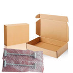 Carton + bubble bag packaging