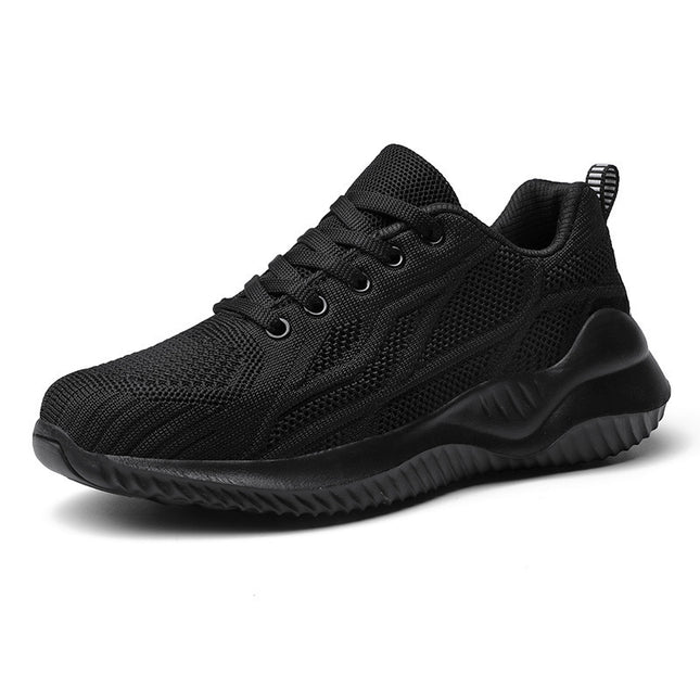 Large Size Sneakers Women's Spring and Summer New Flat Mesh Women's Shoes Women's Running Shoes Hollow Upper Casual Shoes